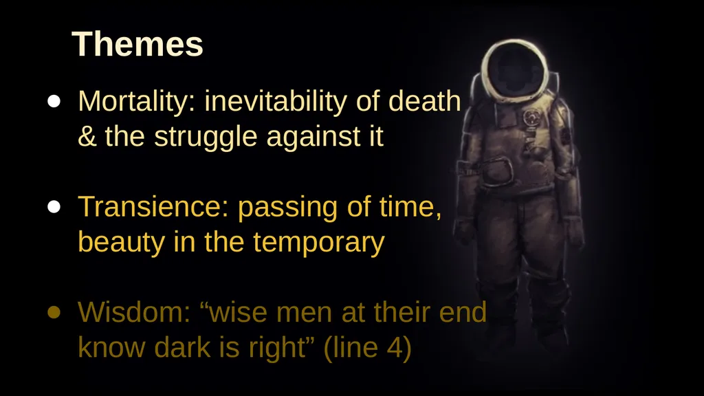 Do not go gentle into that good night Dylan Thomas - slide 10 of 14