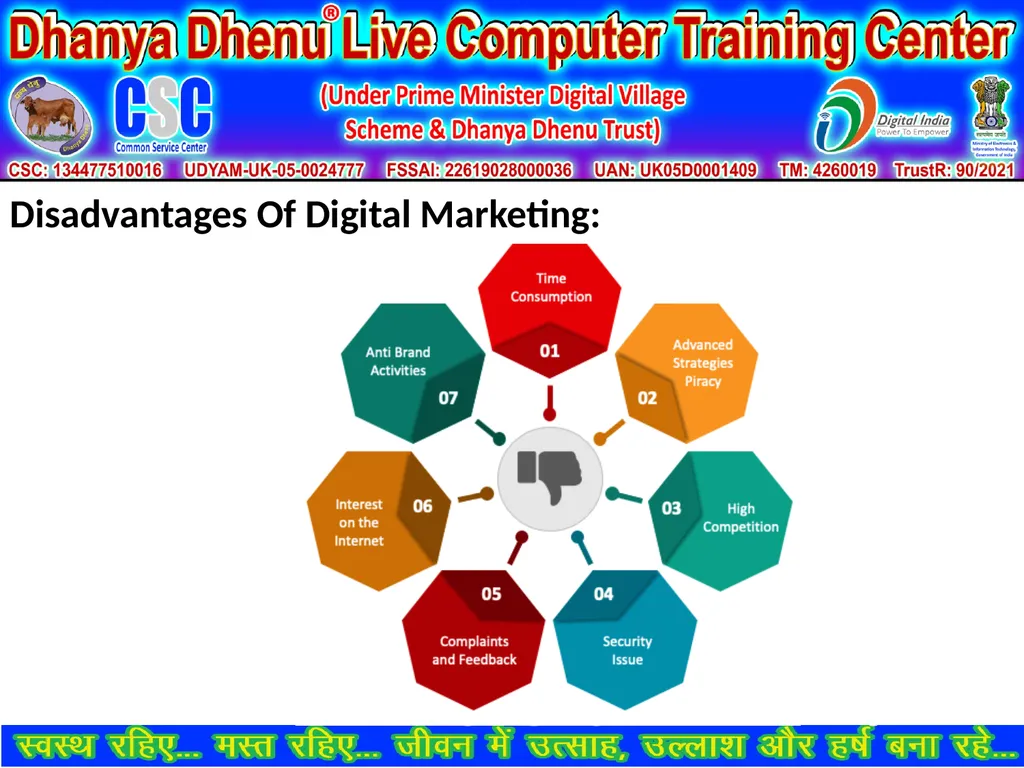 1 Digital Marketing: also called online marketing, - slide 9 of 10
