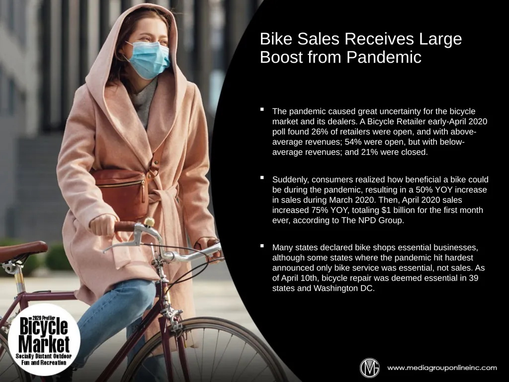 Bike Sales Receives Large Boost from Pandemic The - slide 2 of 10