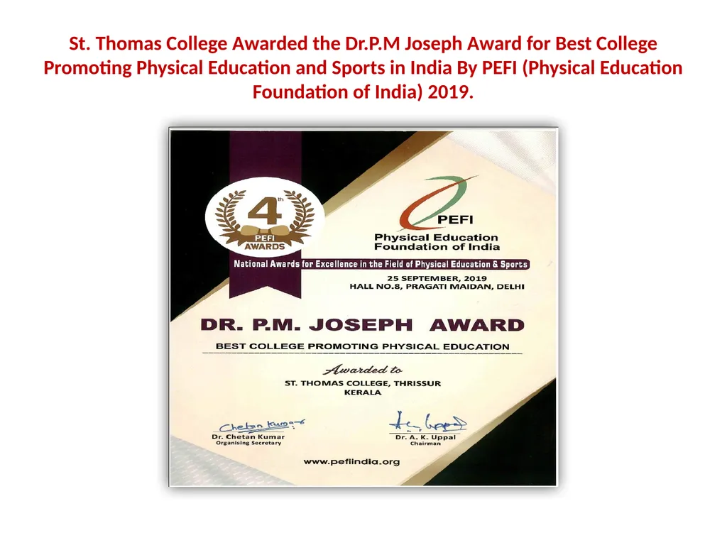 ST. THOMAS’ (Autonomous) COLLEGE Thrissur - slide 2 of 35