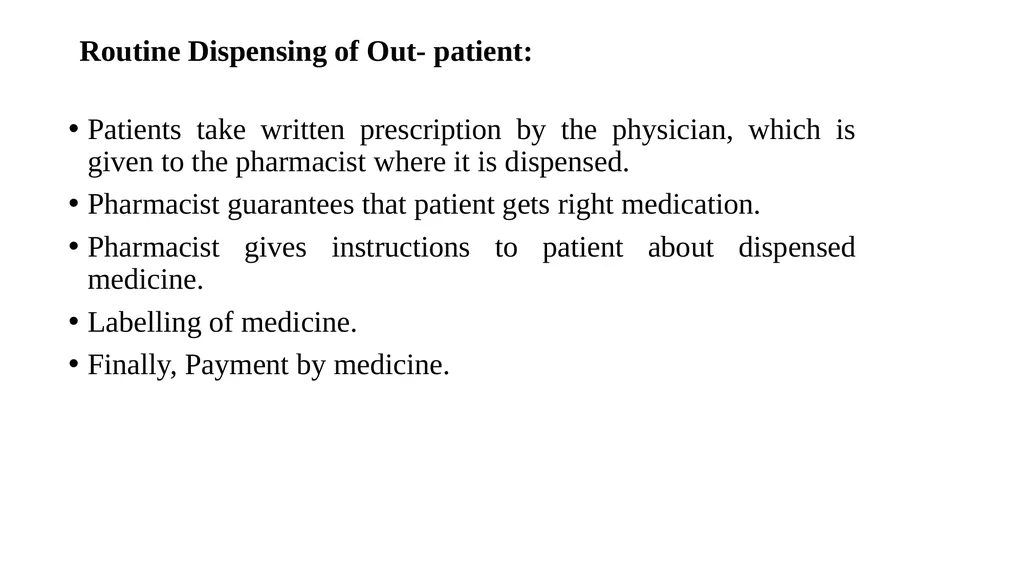 Drug Distribution system in hospital By: - slide 16 of 26