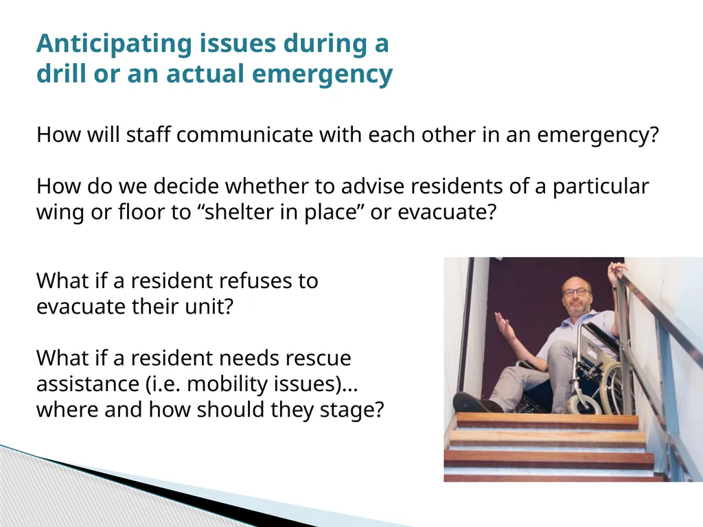 Emergency Evacuations: Multi-Level Apartments - slide 12 of 13