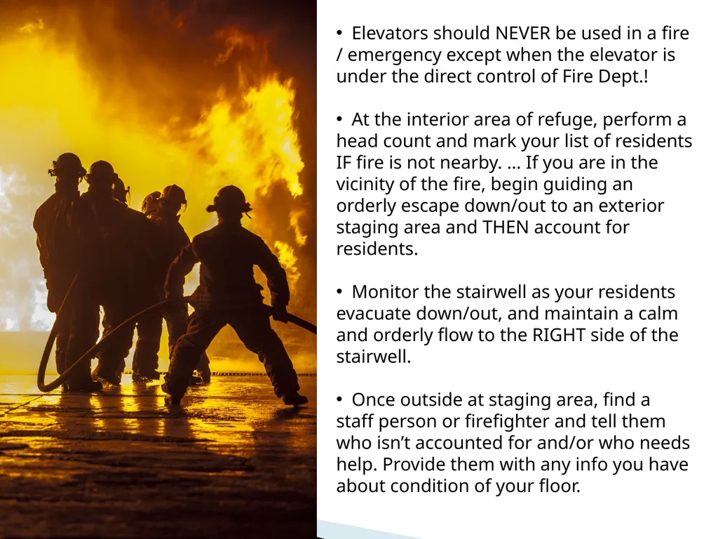Emergency Evacuations: Multi-Level Apartments - slide 11 of 13