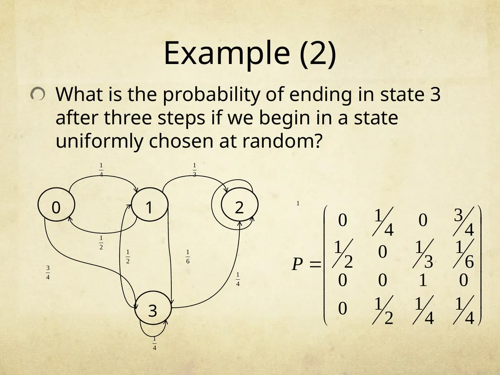Random Walks and Markov Chains Nimantha Thushan - slide 32 of 90