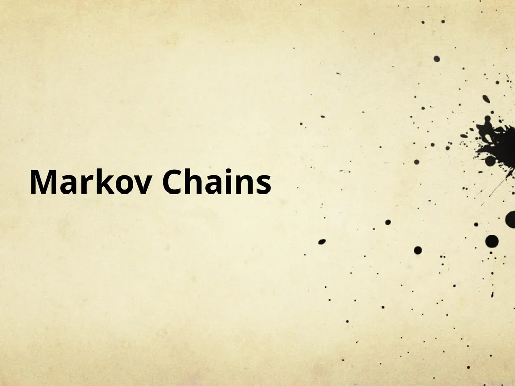 Random Walks and Markov Chains Nimantha Thushan - slide 17 of 90