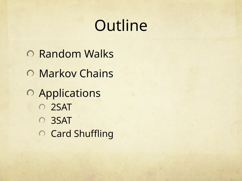 Random Walks and Markov Chains Nimantha Thushan - slide 2 of 90