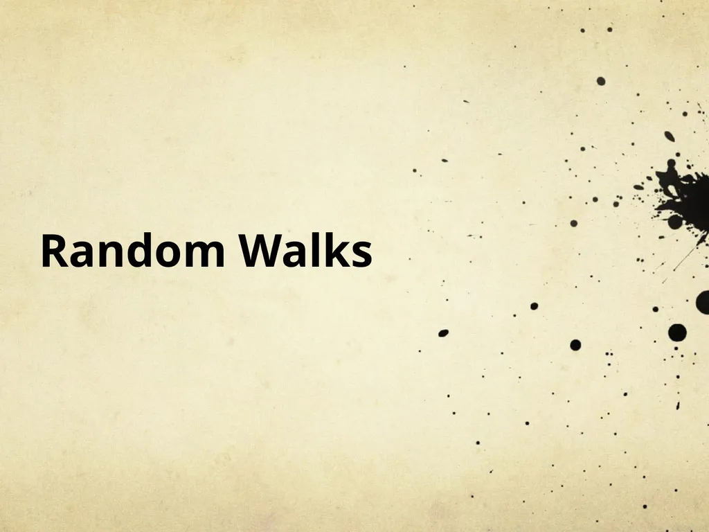 Random Walks and Markov Chains Nimantha Thushan - slide 3 of 90