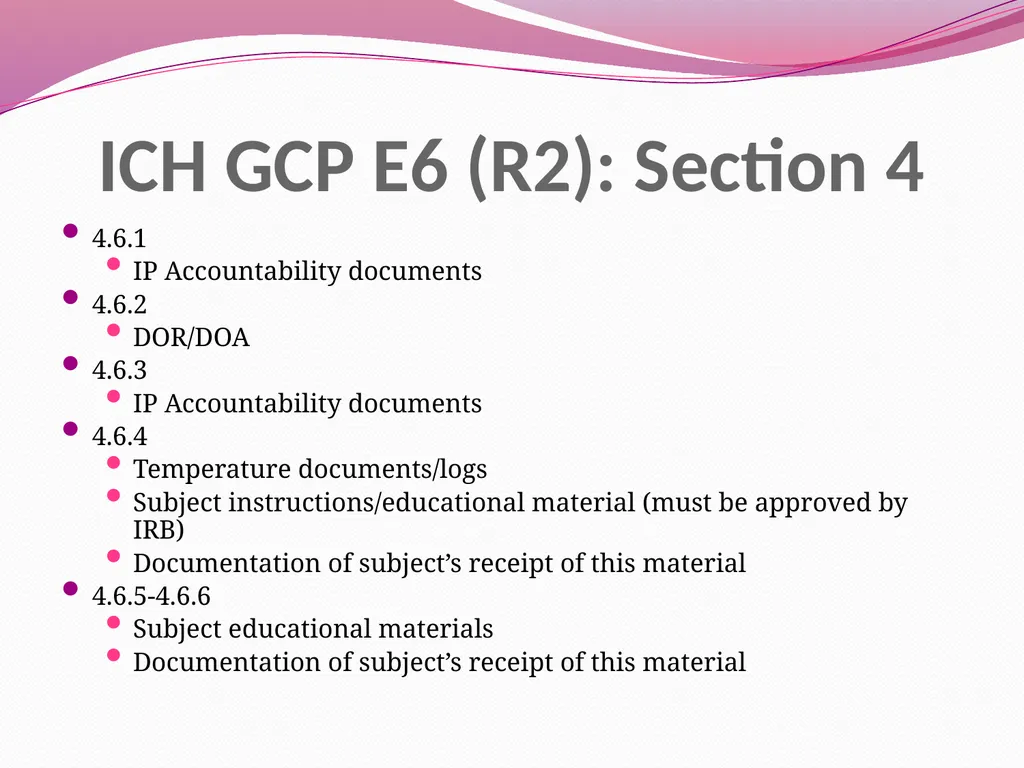 Essential Documents and Documentation: Best - slide 18 of 33