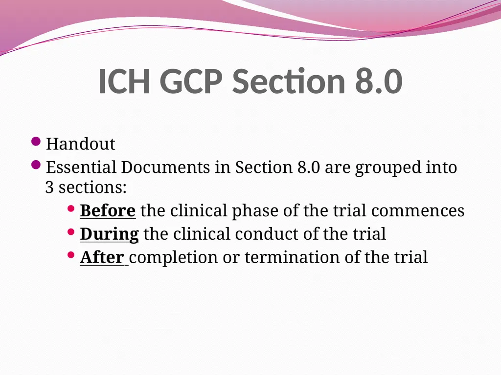 Essential Documents and Documentation: Best - slide 22 of 33