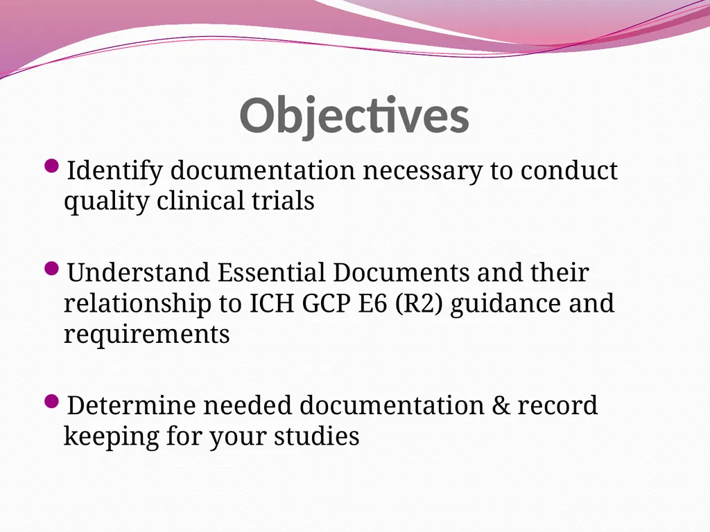 Essential Documents and Documentation: Best - slide 2 of 33