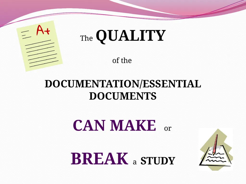 Essential Documents and Documentation: Best - slide 10 of 33