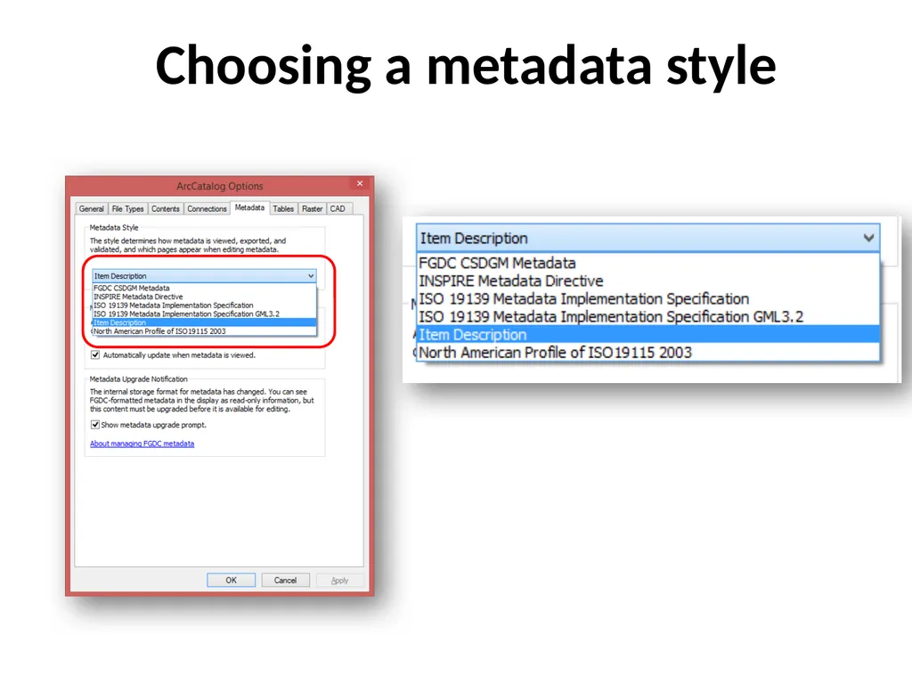 Geospatial Metadata, Standards and Infrastructure - slide 22 of 41