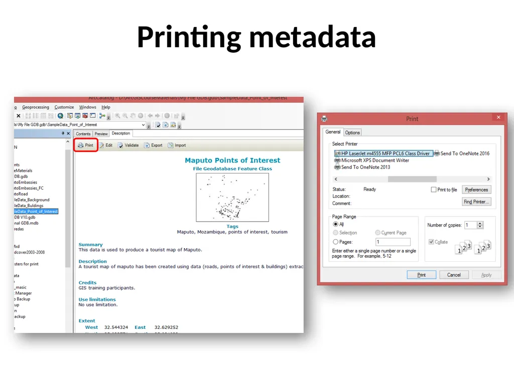 Geospatial Metadata, Standards and Infrastructure - slide 40 of 41