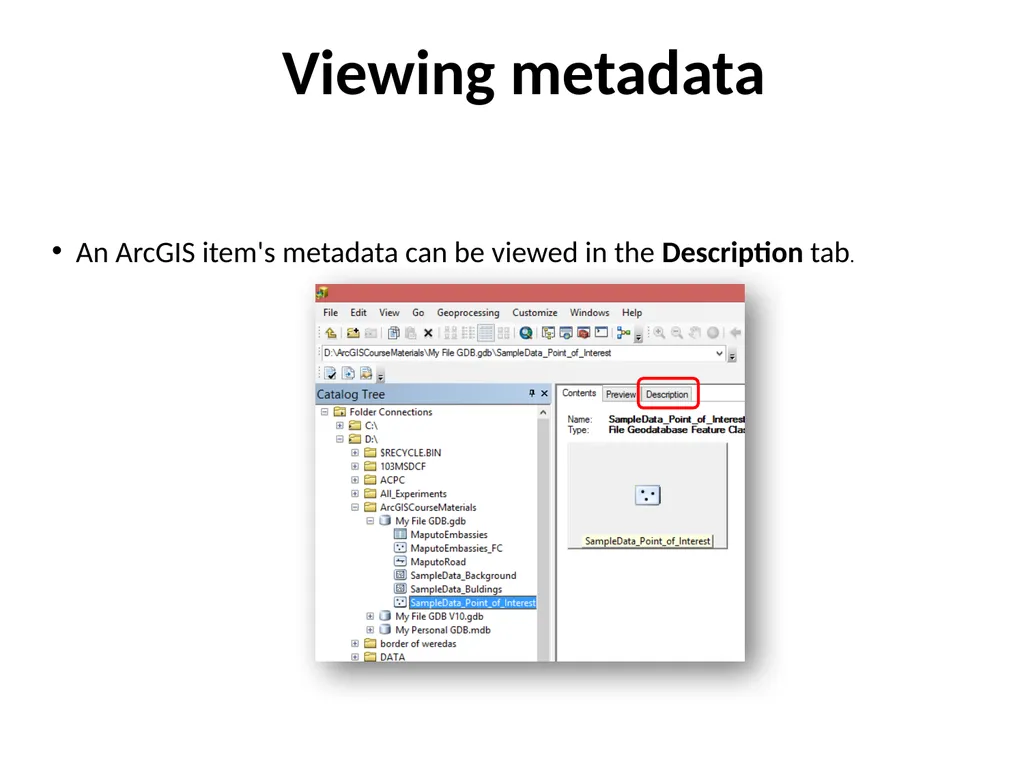 Geospatial Metadata, Standards and Infrastructure - slide 17 of 41