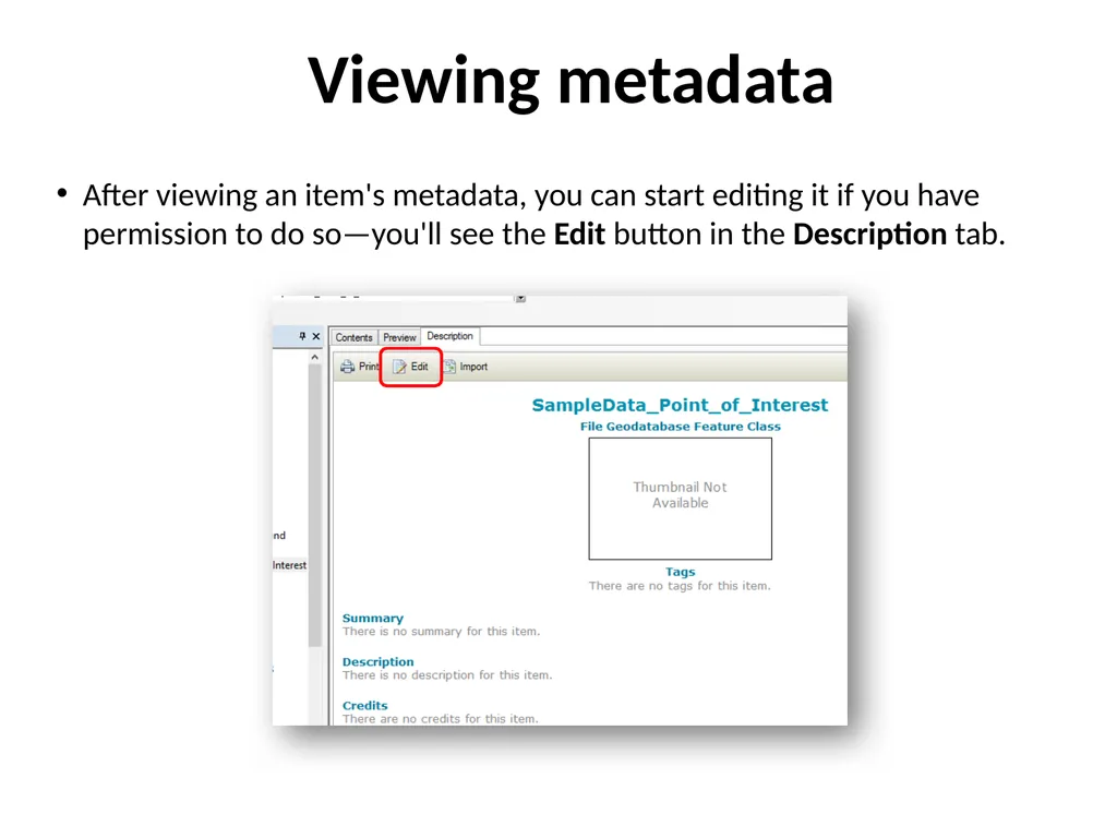 Geospatial Metadata, Standards and Infrastructure - slide 19 of 41