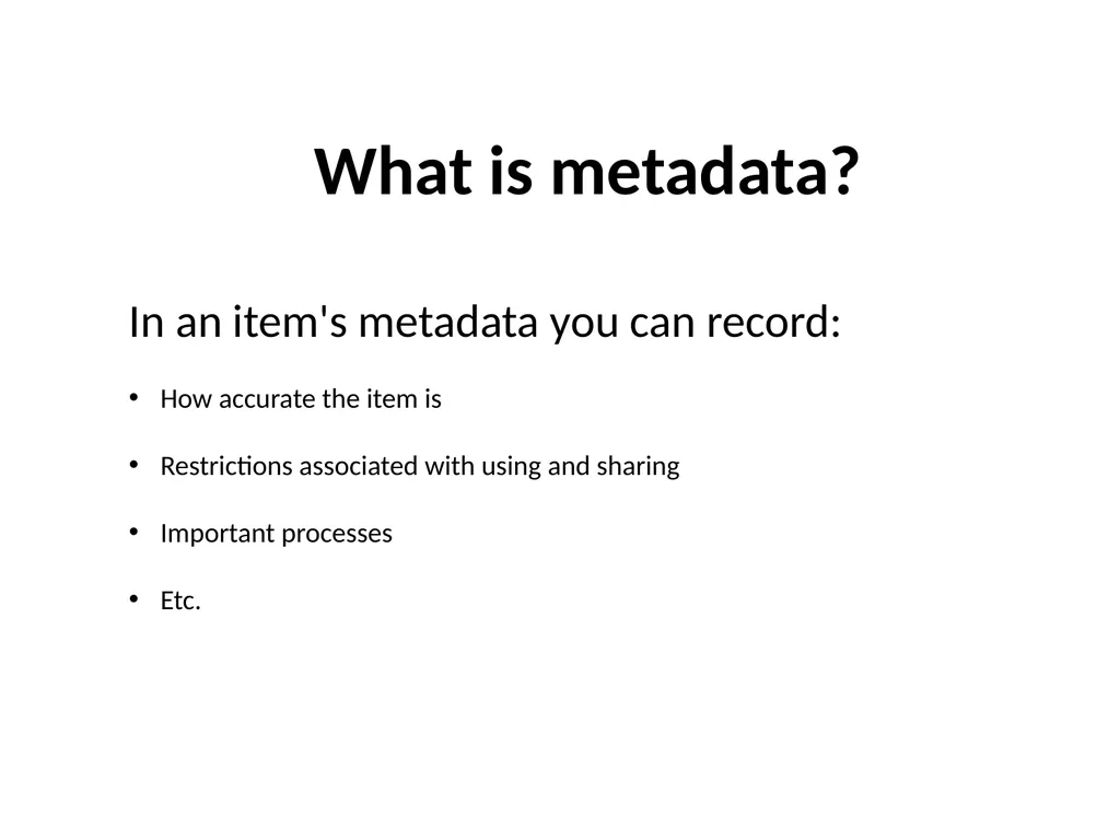 Geospatial Metadata, Standards and Infrastructure - slide 7 of 41