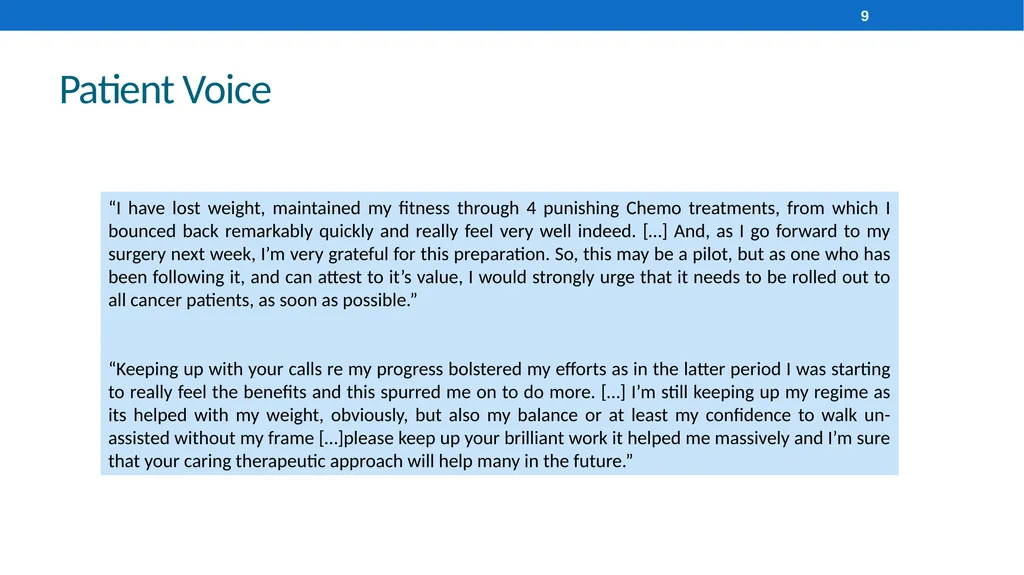 Fit4Surgery Prehabilitation Dr Andrew Packham Dr - slide 9 of 14