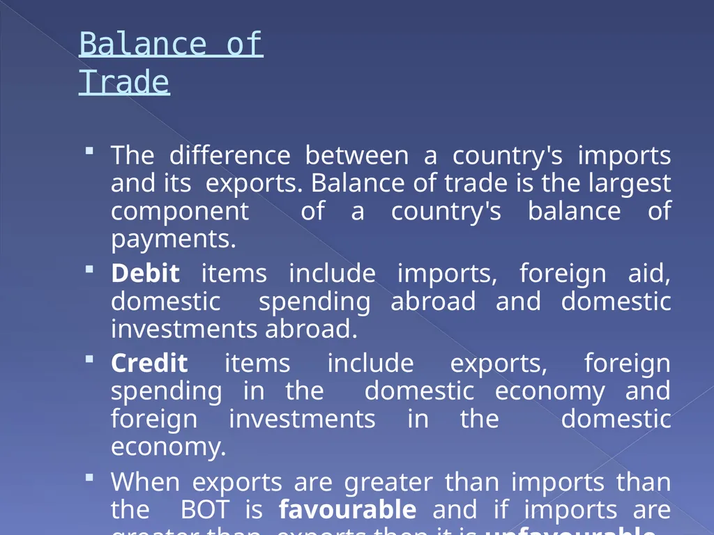 Presentation on Balance Of Payment (BOP) - slide 16 of 17
