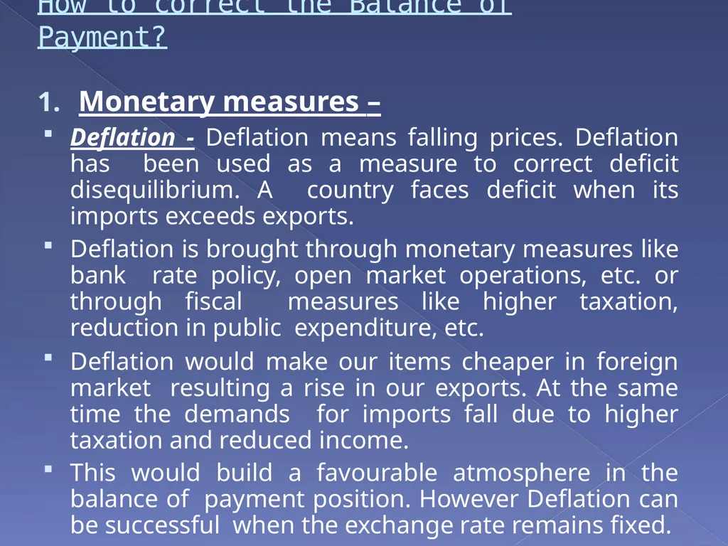 Presentation on Balance Of Payment (BOP) - slide 9 of 17