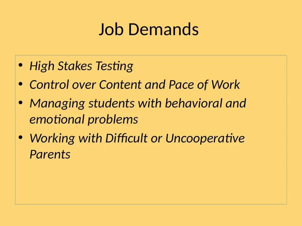 Teacher Well-Being: Current Knowledge, Future - slide 12 of 27