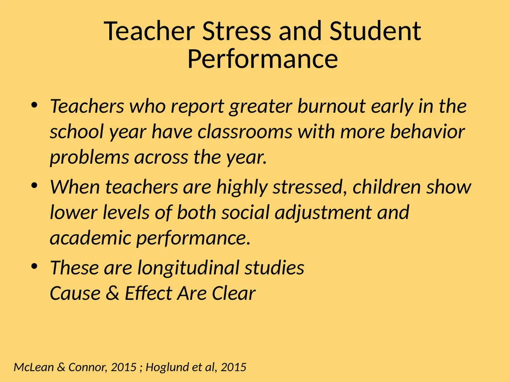 Teacher Well-Being: Current Knowledge, Future - slide 19 of 27