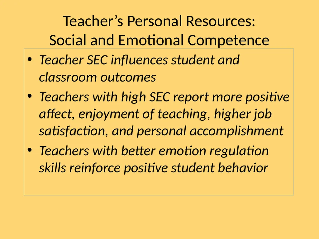 Teacher Well-Being: Current Knowledge, Future - slide 14 of 27