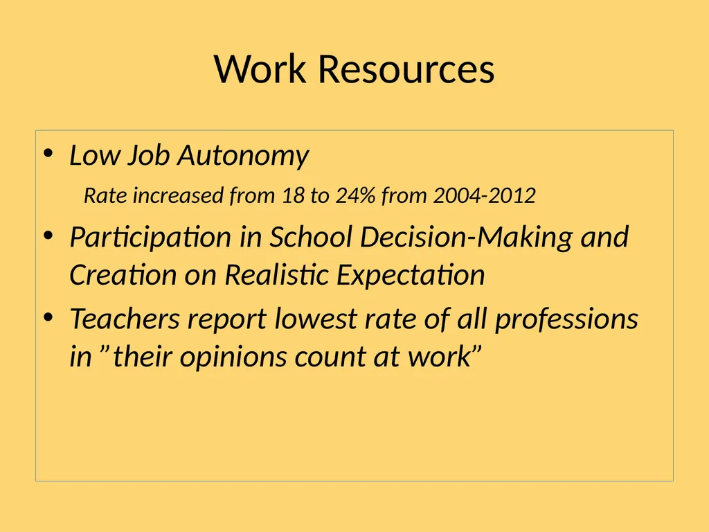 Teacher Well-Being: Current Knowledge, Future - slide 13 of 27