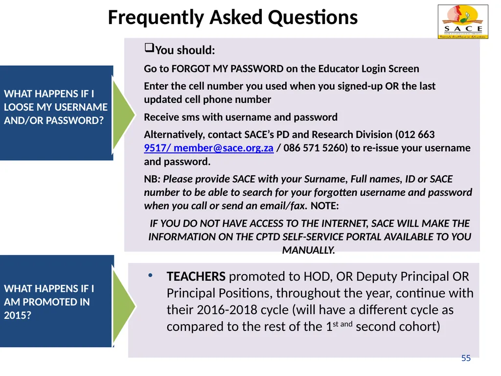 Continuing Professional Teacher Development (CPTD) - slide 55 of 56