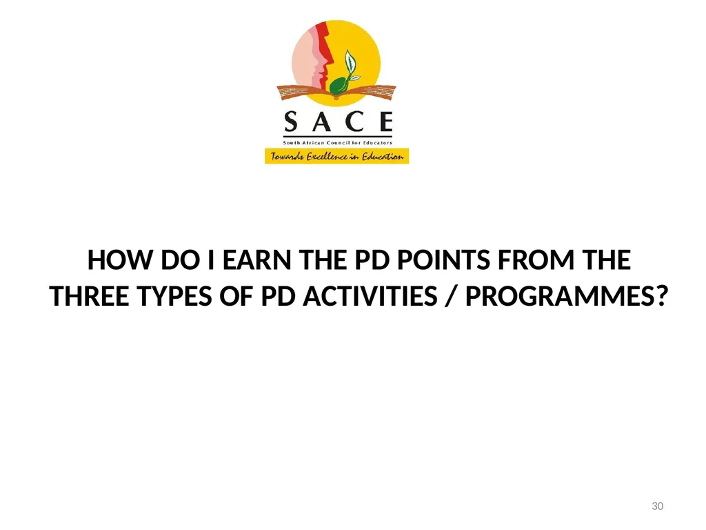 Continuing Professional Teacher Development (CPTD) - slide 30 of 56