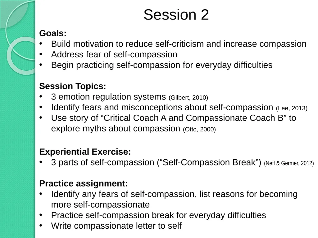 Developing a Compassion-Based Therapy for - slide 10 of 19