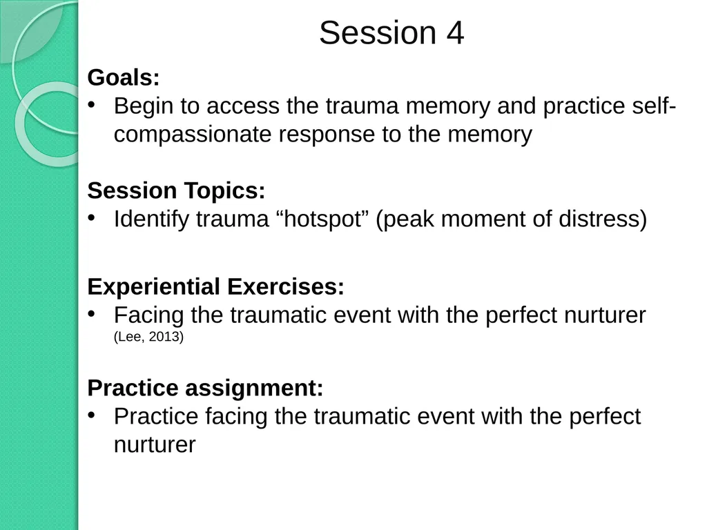 Developing a Compassion-Based Therapy for - slide 12 of 19