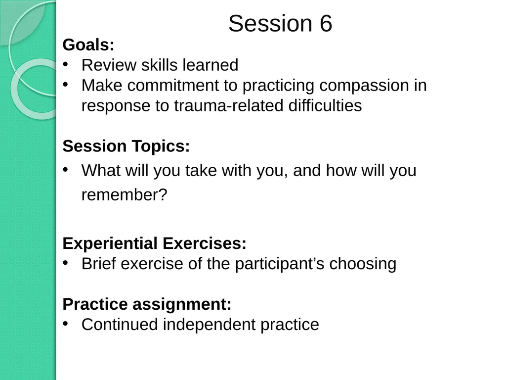 Developing a Compassion-Based Therapy for - slide 14 of 19