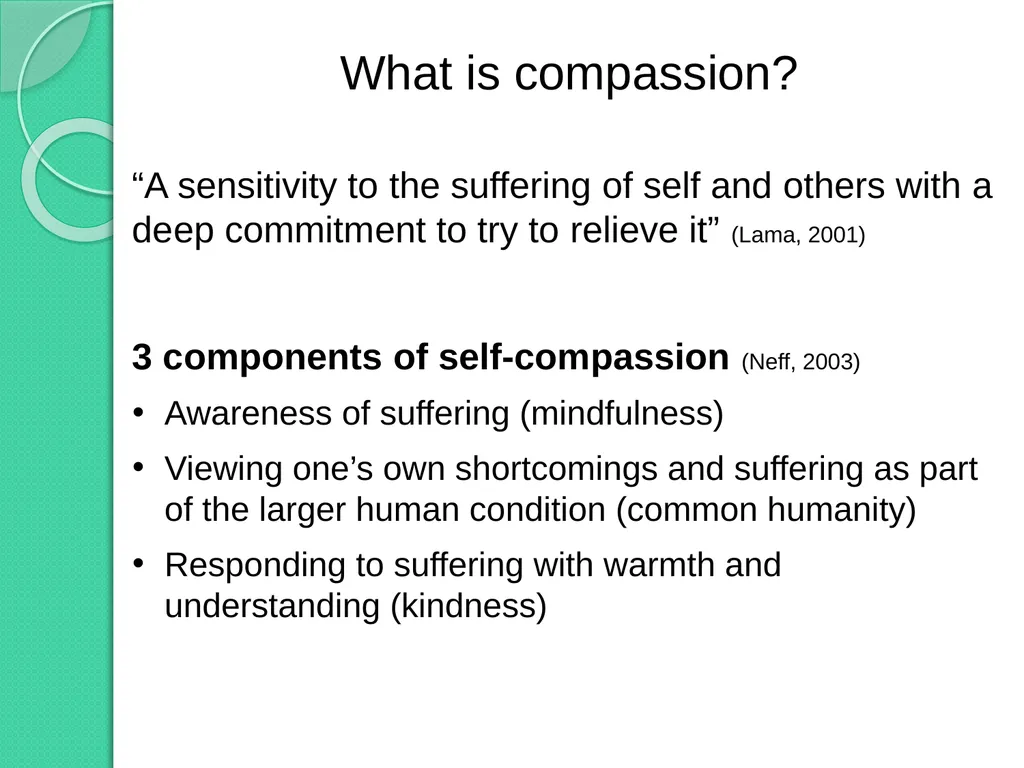 Developing a Compassion-Based Therapy for - slide 4 of 19