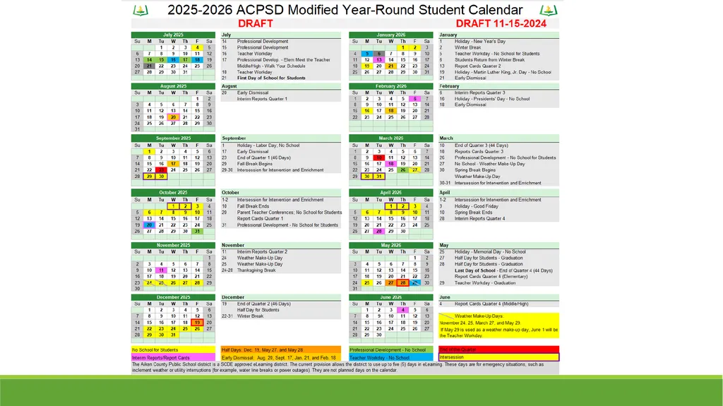 Proposed Modified Calendars 2025-2026 and - slide 20 of 21