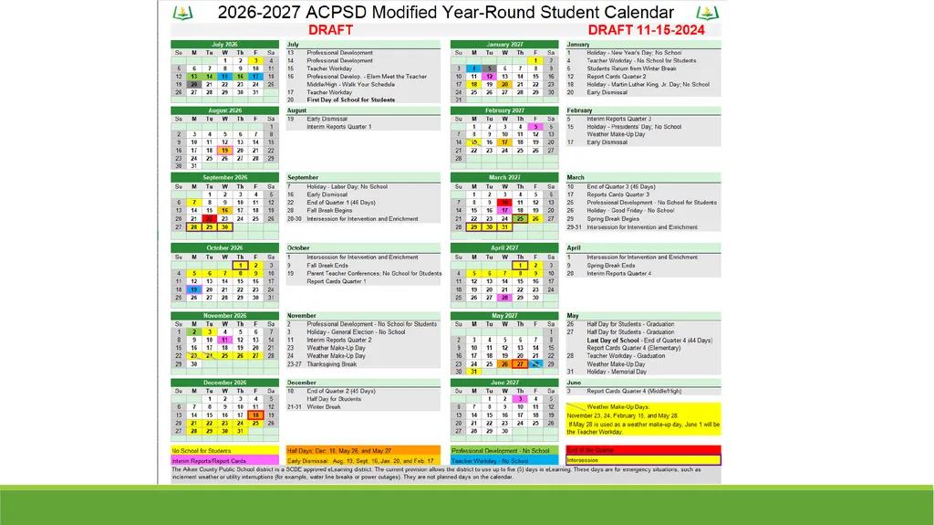 Proposed Modified Calendars 2025-2026 and - slide 21 of 21