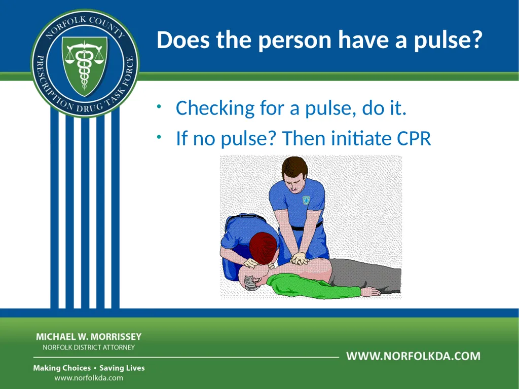 Overdose Response Training Dave Morgan, RPh Safe - slide 23 of 36