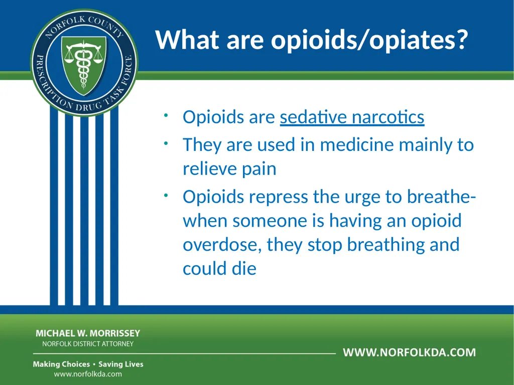 Overdose Response Training Dave Morgan, RPh Safe - slide 5 of 36