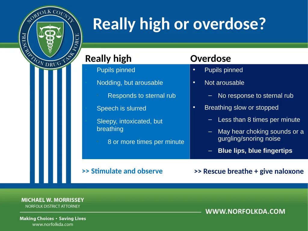 Overdose Response Training Dave Morgan, RPh Safe - slide 18 of 36