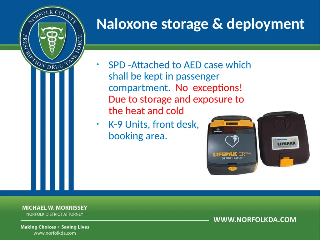 Overdose Response Training Dave Morgan, RPh Safe - slide 30 of 36