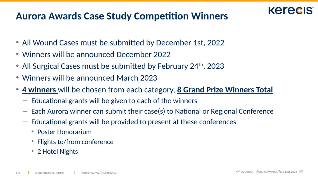 Case Study Guide & Template Aurora Awards - slide 22 of 24