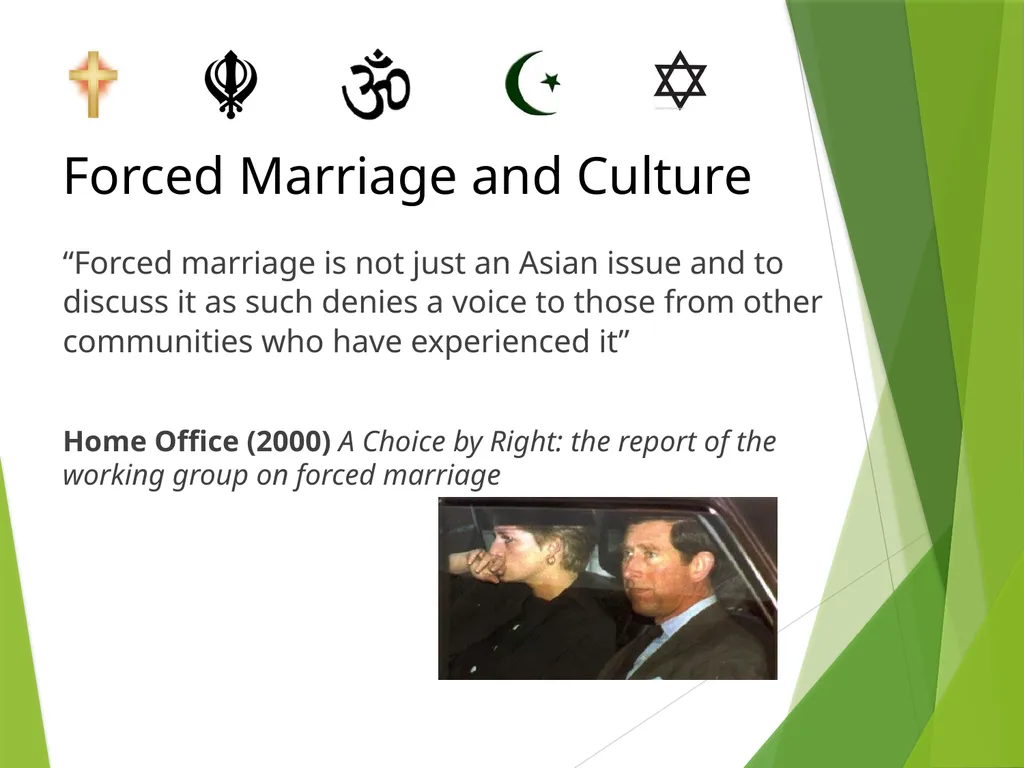 FORCED MARRIAGE AND ‘HONOUR’ BASED ABUSE - slide 11 of 24