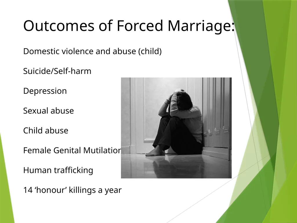 FORCED MARRIAGE AND ‘HONOUR’ BASED ABUSE - slide 15 of 24