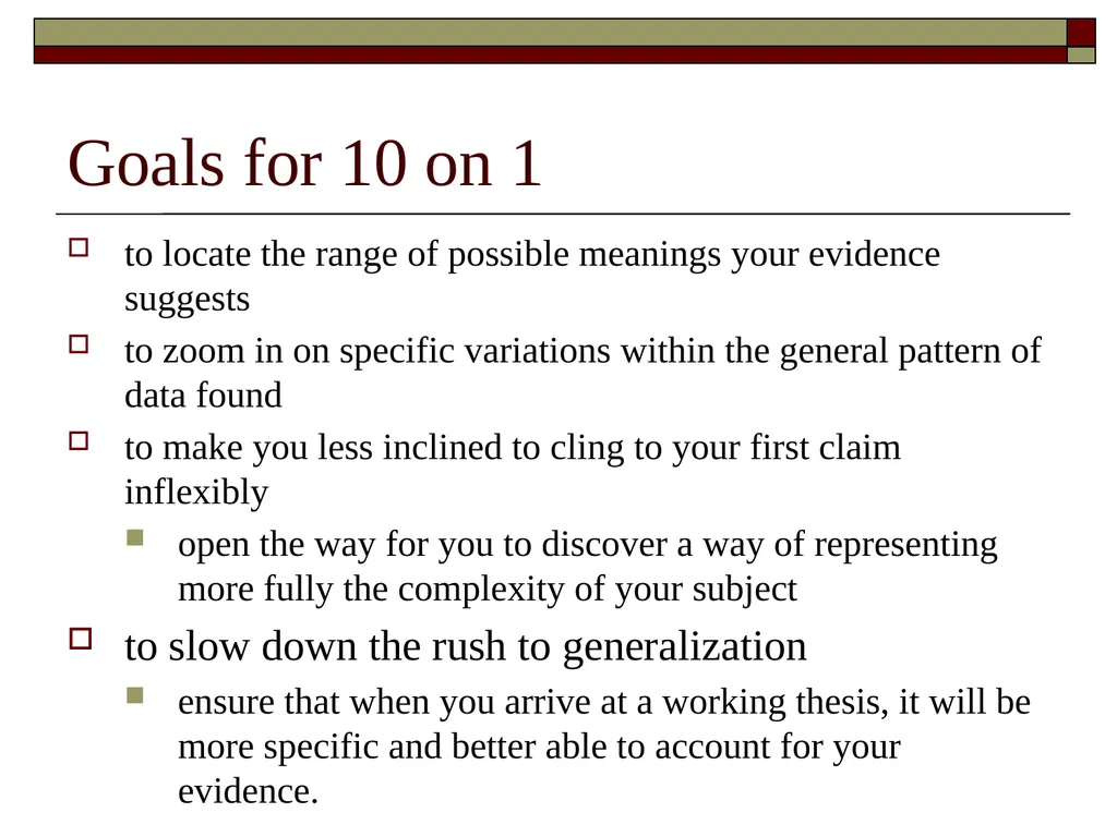 Writing More About Less Attaining depth Analyzing - slide 5 of 12