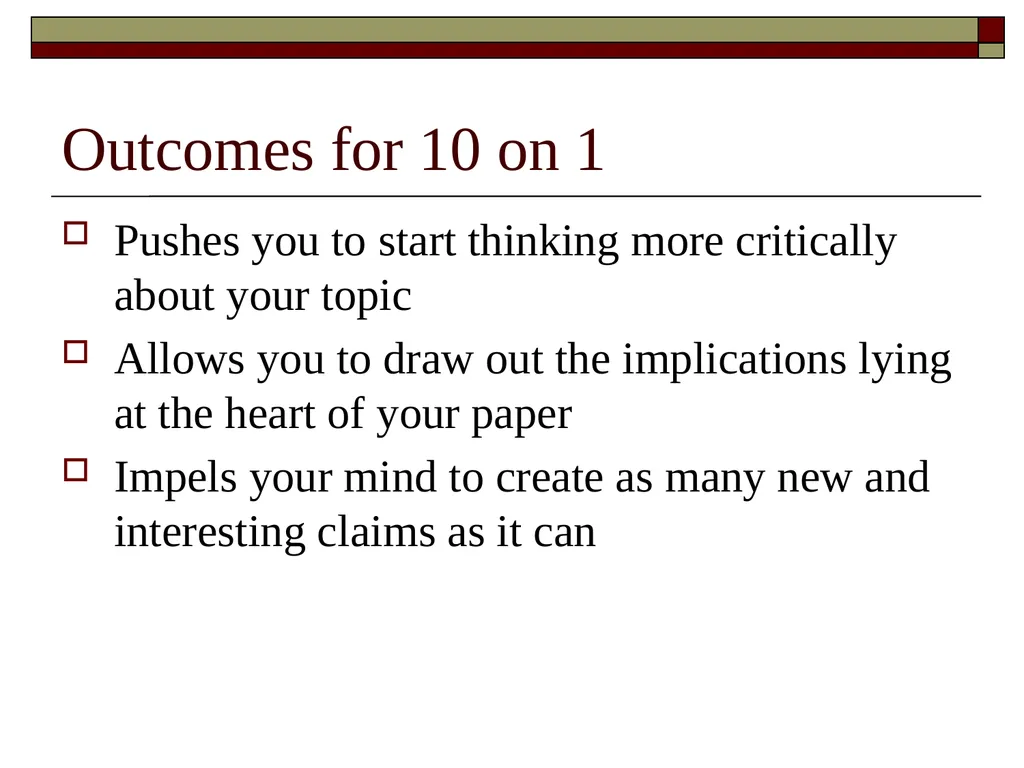 Writing More About Less Attaining depth Analyzing - slide 6 of 12