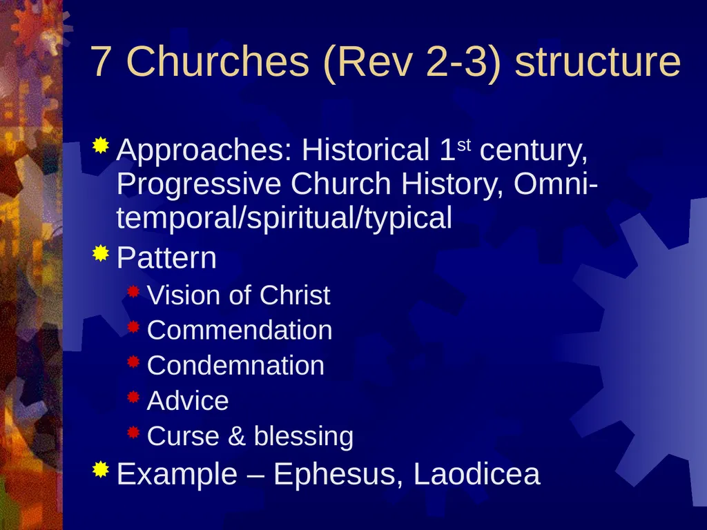 Revelation Background Extreme approaches to - slide 7 of 14