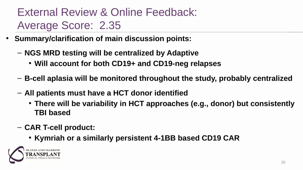 Pediatric Malignant Diseases Committee: The - slide 20 of 23