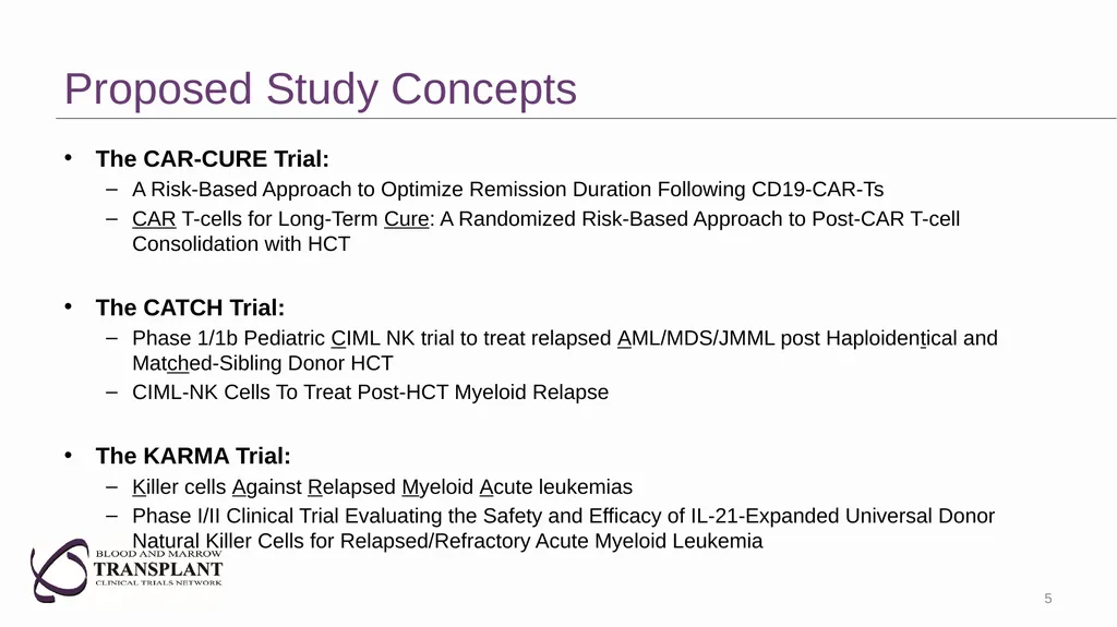 Pediatric Malignant Diseases Committee: The - slide 5 of 23