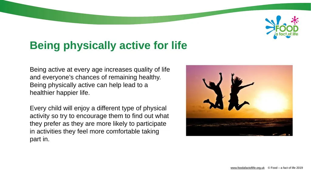 Physical activity Physical activity An active - slide 10 of 14