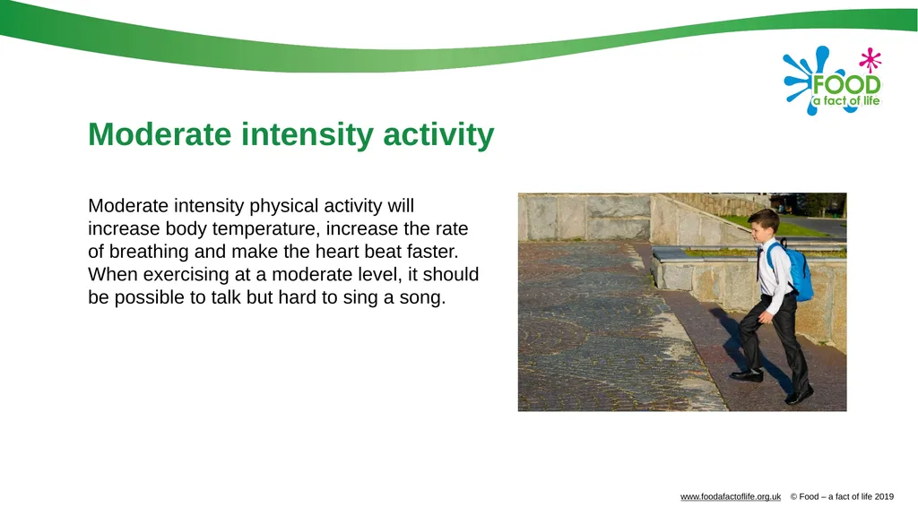 Physical activity Physical activity An active - slide 6 of 14