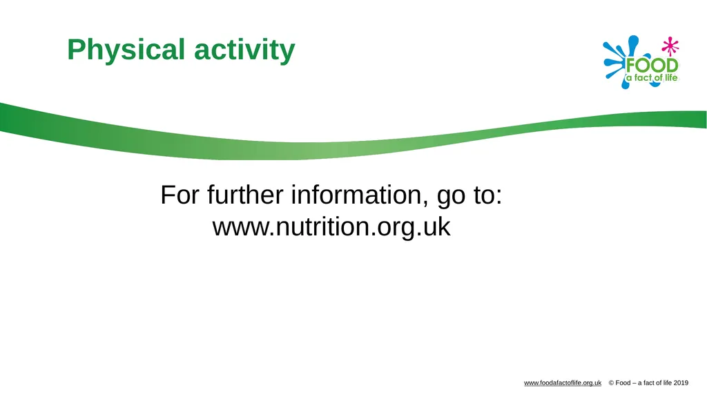 Physical activity Physical activity An active - slide 14 of 14